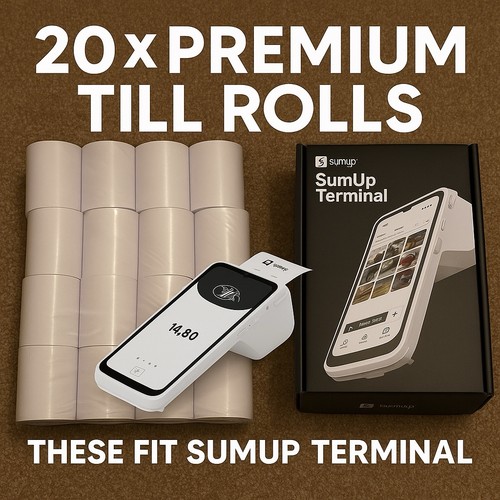 Sumup terminal till - till, rolls
