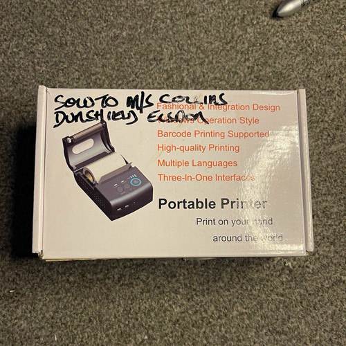 Portable thermal label receipt - portable, label/receipt